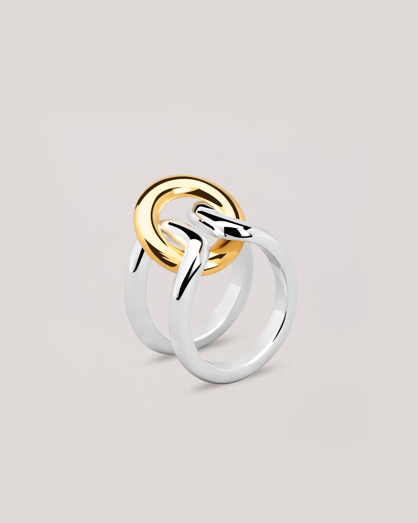 BAGUE MONROE BICOLORE