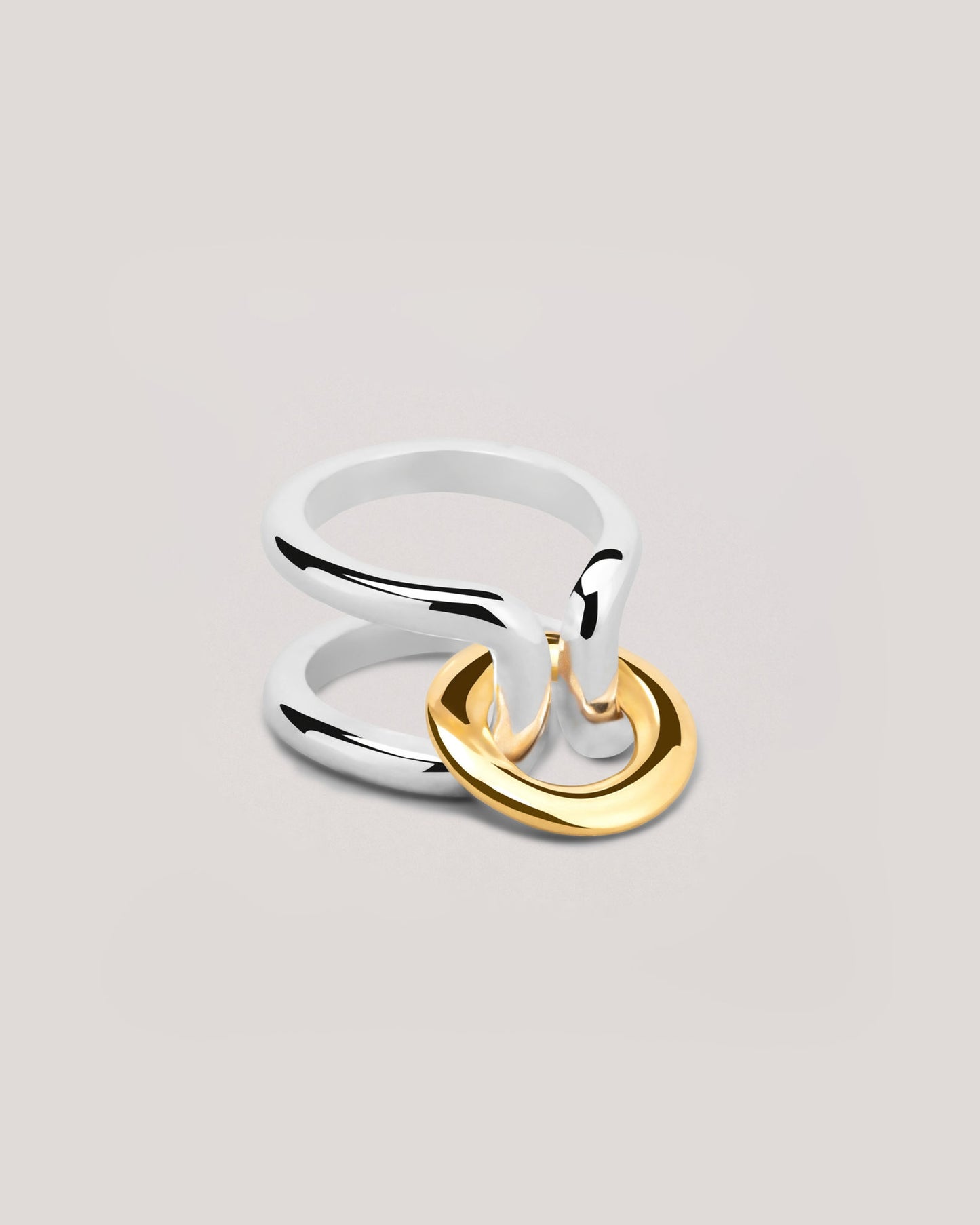 BAGUE MONROE BICOLORE